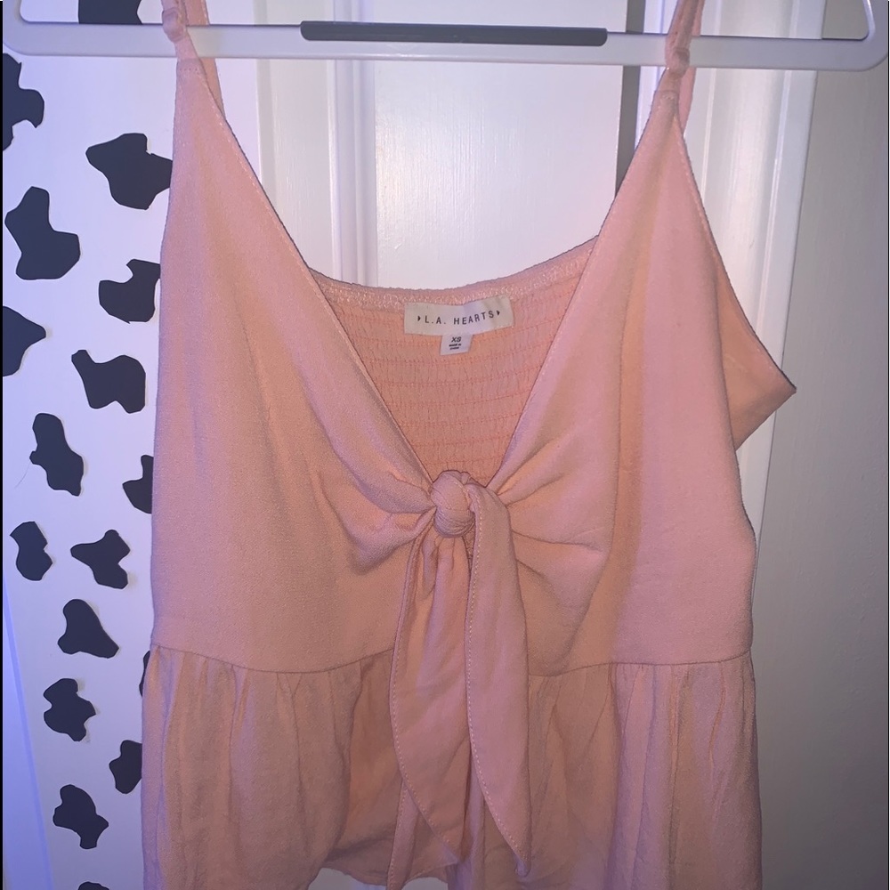 Peach tank top from PacSun